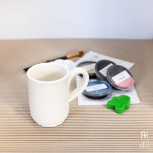 Ceramic painting to go kit cup