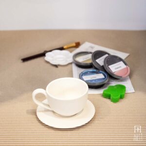 Ceramic painting to go kit small cup