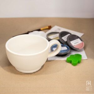 Ceramic painting to go kit cup