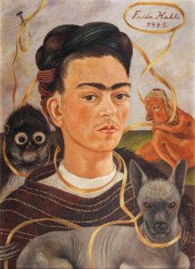 Frida Kahlo, Self-portrait With Small Monkey (1945)
